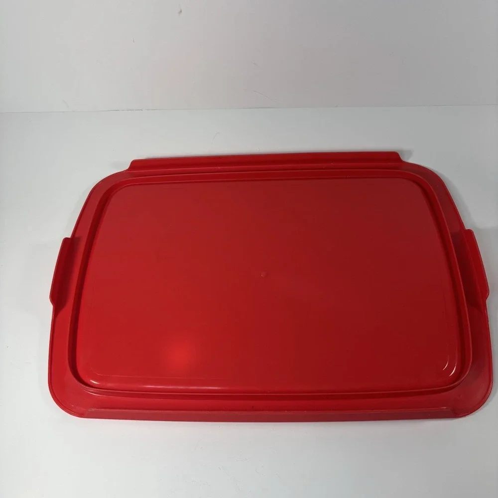 Pyrex 3 Quart Casserole Dish Replacement Lid Red 9x13